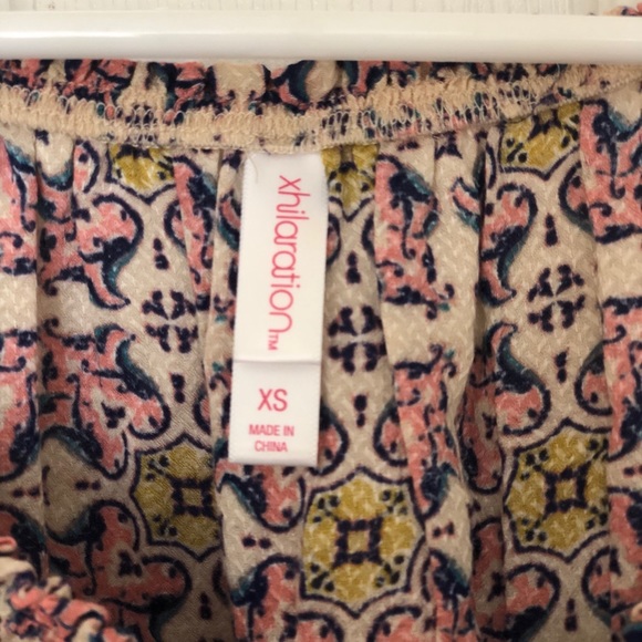 Patterned Tank/Off Shoulder Top - Picture 4 of 5